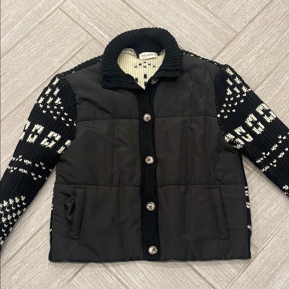 Women’s sweater multimedia jacket